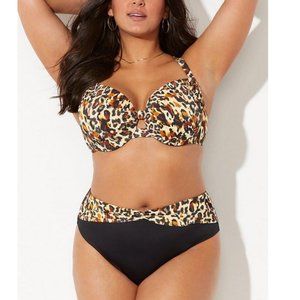 Swimsuits For All Mogul Underwire Bikini 38G Cup
